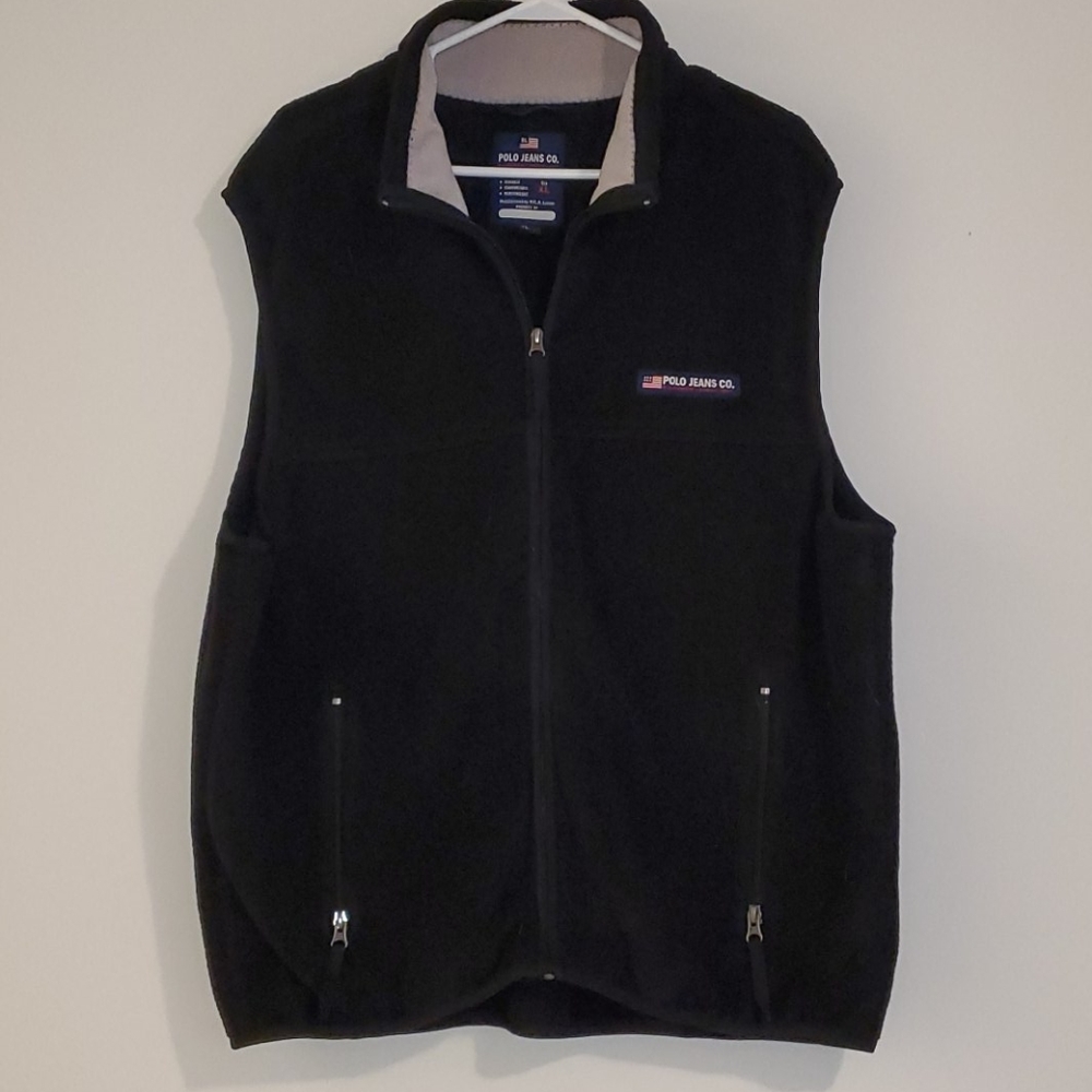 Polo Jeans Fleece zip-up vest